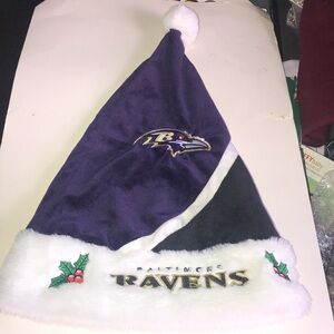 NWOT NFL Ravens Unisex Santa Hat